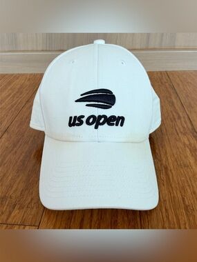 47 Brand Unisex US Open Tennis Clean Up Strapback Baseball Cap White OSFA